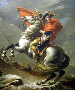 Napoleon überquert die Alpen