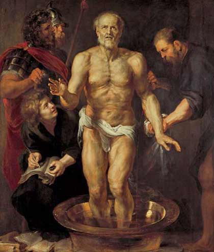 Seneca im Gemälde von Rubens